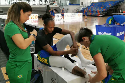 Fisioterapeuta de São Bernardo acompanha a seleção feminina de basquete