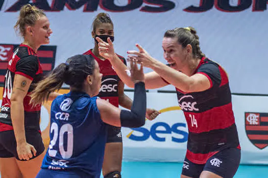 Superliga Banco do Brasil 20/21: Em casa, Sesc RJ Flamengo vence Dentil/Praia Clube