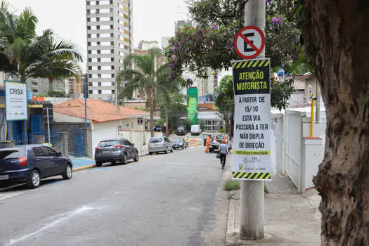 Santo André realiza mudanças viárias no Jardim Bela Vista e bairro Jardim