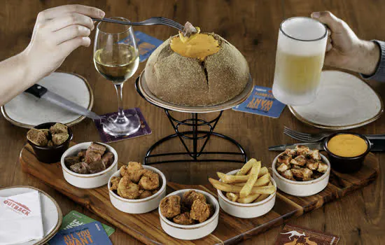 Fondues do Outback são ótimas pedidas para os dias frios no ABC