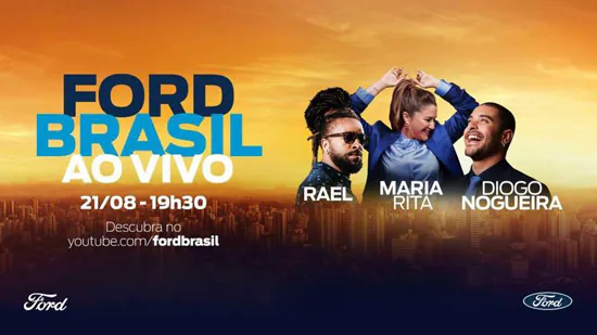 É hoje: live da Ford com Maria Rita