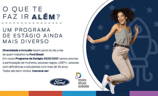 Ford abre inscrições para Programa de Estágio 2020/2021