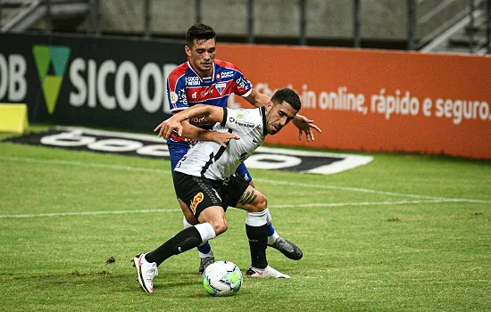 Fortaleza e Corinthians jogam mal e não saem do 0 no placar