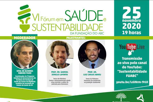 Fundação do ABC organiza ‘6° Fórum de Sustentabilidade’