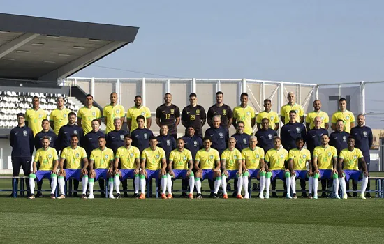 Seleção faz foto oficial para a Copa do Mundo FIFA Qatar 2022