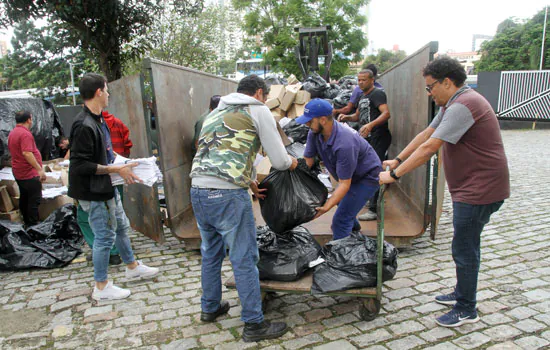 Santo André elimina documentos com tempo de guarda vencidos