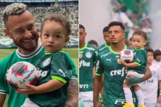 Ex-BBB Fred leva ”gudugo” para ver jogo do Palmeiras