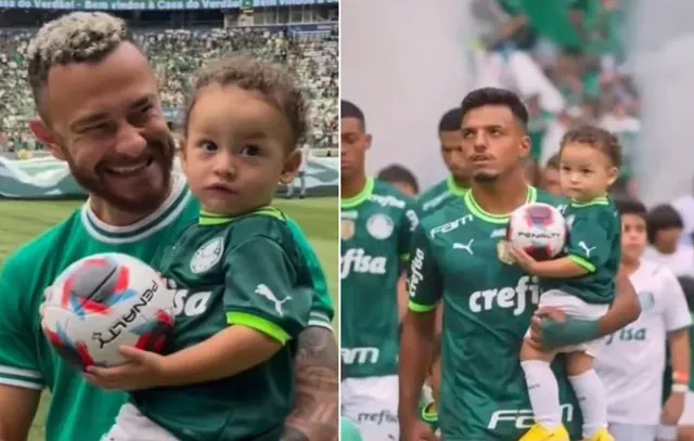 Ex-BBB Fred leva ”gudugo” para ver jogo do Palmeiras