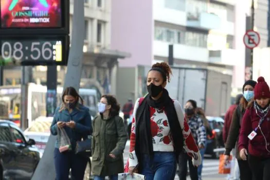 Massa de ar polar baixa temperaturas no País; SP pode ter frio recorde