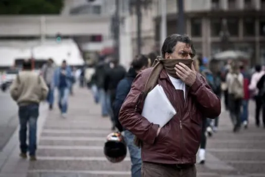 Massa de ar frio chega a São Paulo e provoca queda nas temperaturas