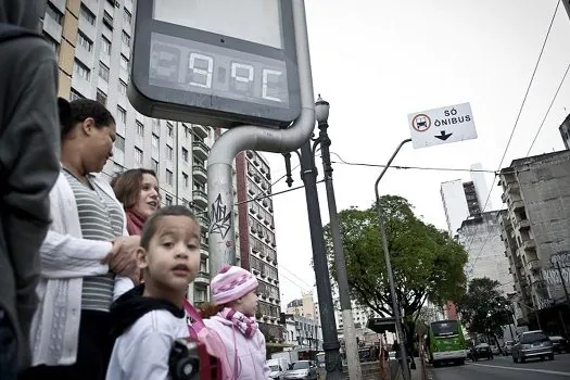 Defesa Civil alerta para baixas temperaturas e ventania em São Paulo