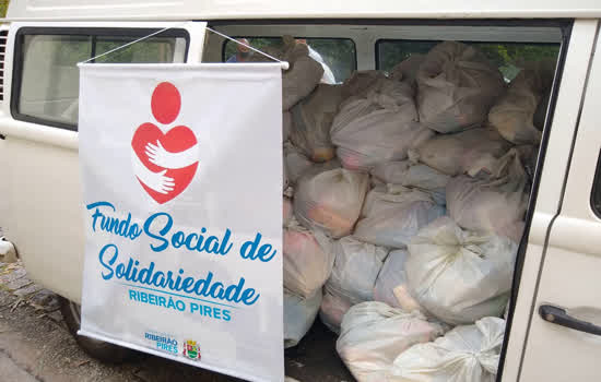 Campanha de arrecadação de alimentos do Fundo Social beneficiou mais de 1500 famílias em situação de vulnerabilidade
