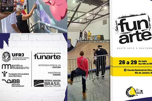 FUN ARTE combina skate, circo, arte e cultura no Rio­