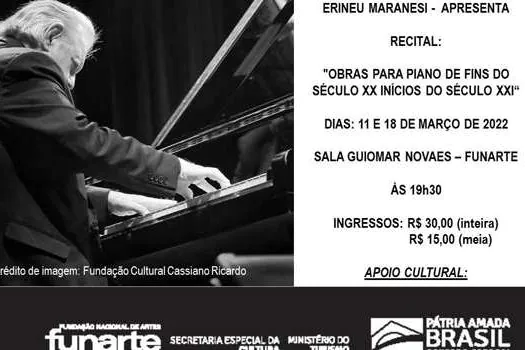 Complexo Cultural Funarte SP recebe o compositor Erineu Maranesi