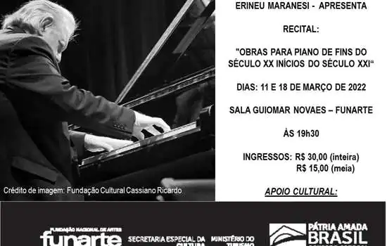 Complexo Cultural Funarte SP recebe o compositor Erineu Maranesi