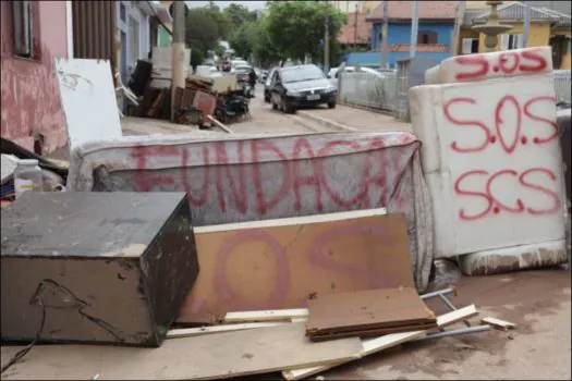 Em São Caetano, o bairro Fundação foi castigado pelas chuvas