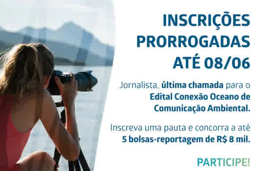 Edital de jornalismo selecionará projetos de pauta para receber bolsas de R$ 8 mil