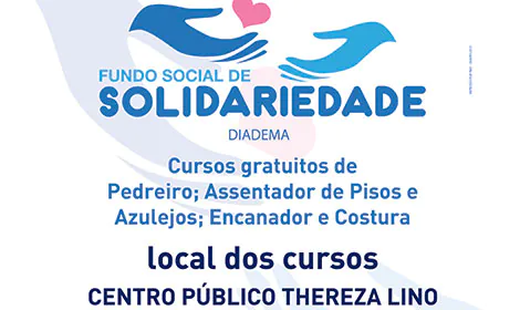 Fundo Social de Diadema tem vagas para cursos gratuitos