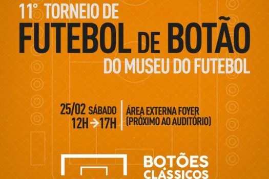 Museu do Futebol realiza 11º torneio de futebol de botão