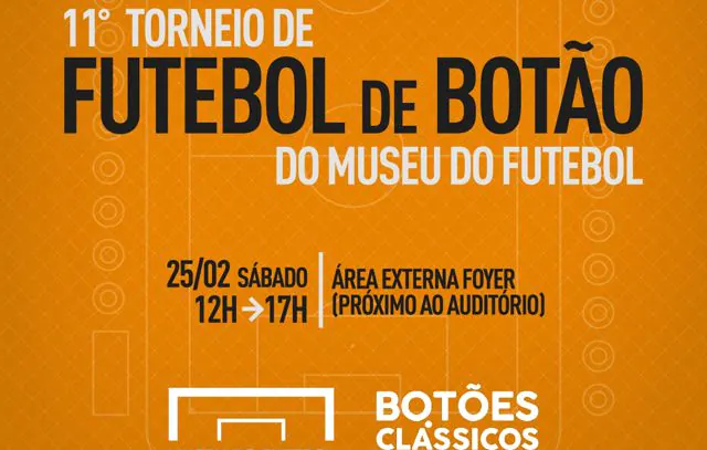 Museu do Futebol realiza 11º torneio de futebol de botão