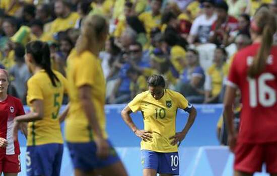 Futebol feminino do Brasil perde o bronze para o Canadá