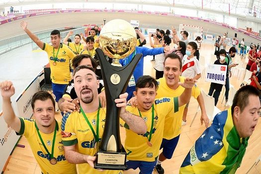 Brasil segue com a melhor seleção de futsal Down do mundo