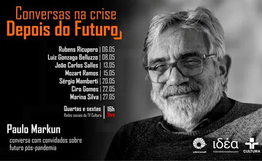 TV Cultura e Unicamp promovem encontros virtuais para discutir o futuro pós-pandemia