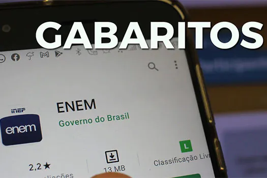 Inep divulga hoje gabarito oficial do Enem 2020