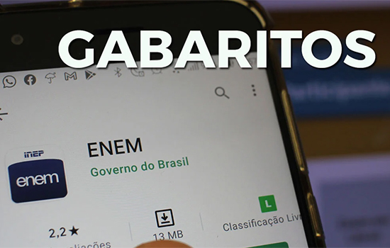 Inep divulga hoje gabarito oficial do Enem 2020