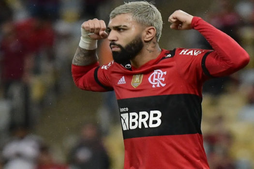 Gabigol faz trabalho à parte e fica fora de treino do Fla pelo 3º dia seguido