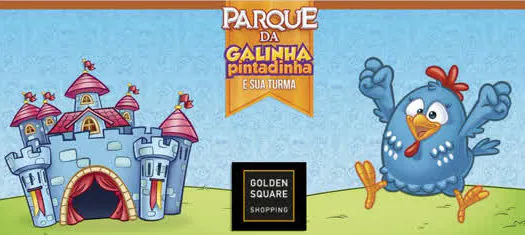 Golden Square Shopping recebe Parque da Galinha Pintadinha nas férias