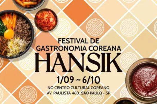 “Festival de Gastronomia Coreana” começa em setembro, em São Paulo