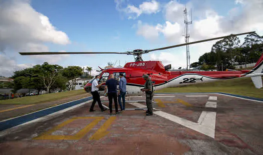 GCM de São Bernardo passa usar helicóptero no combate às aglomerações