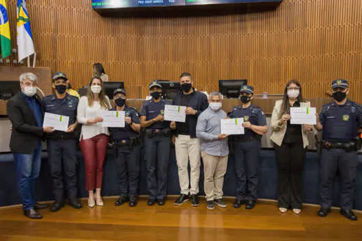 Patrulha Maria da Penha é homenageada em sessão na Câmara de Santo André