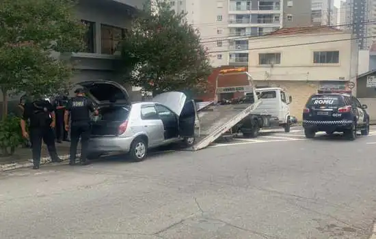 GCM de São Caetano apreende veículo envolvido em roubos no Bairro Oswaldo Cruz