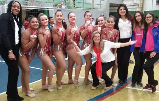 Ribeirão Pires conquista prata no Campeonato de Ginástica Estética de Grupo