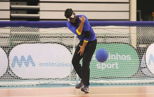 Seleção masculina goleia Bélgica no Mundial de goalball