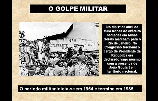 Bolsonaro estimula celebração do golpe militar de 64