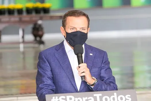 Doria: 3ª dose de vacina contra a covid será dada a pessoas com mais de 60 anos