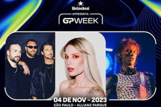 GPWeek inicia vendas da edição com Swedish House Mafia, Halsey, Machine Gun Kelly e JXDN