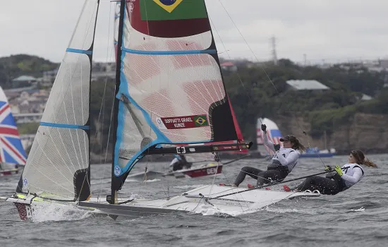 Martine e Kahena assumem segunda posição da classe 49erFX nos Jogos Olímpicos