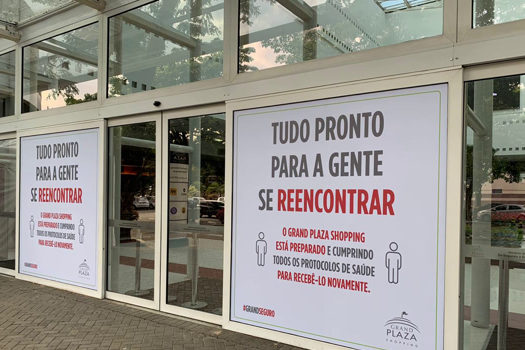 Grand Plaza Shopping retoma vendas em lojas físicas dia 15