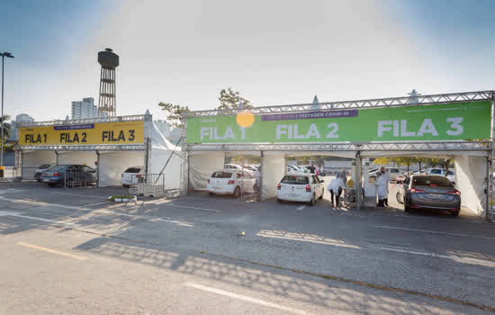 Santo André cria mais um ponto de vacinação drive-thru