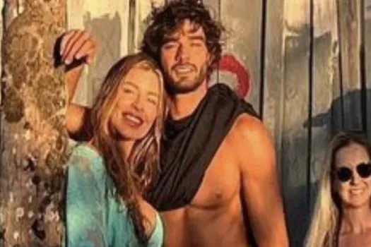 Grazi Massafera e Marlon Teixeira aparecem juntos em foto pela 1ª vez