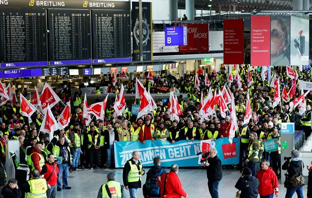 Greve em aeroportos da Alemanha cancela milhares de voos