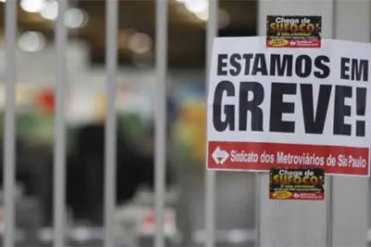 Funcionários do Metrô, CPTM e Sabesp marcam greve para próxima terça-feira (3)