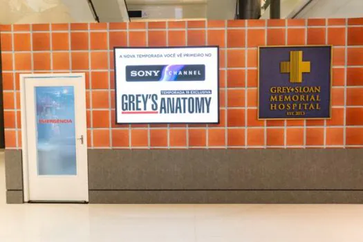 Experiência interativa de Grey’s Anatomy no Shopping Cidade São Paulo