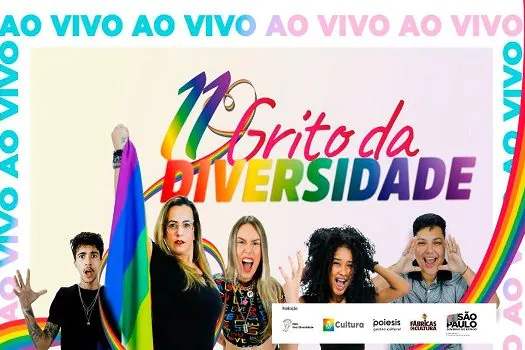 Diadema recebe o 11º Grito da Diversidade LGBTI+ neste sábado (24)