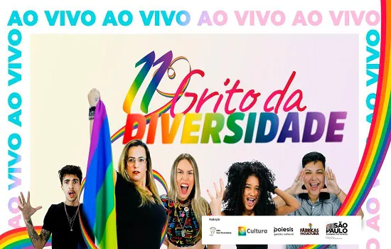 Diadema recebe o 11º Grito da Diversidade LGBTI+ neste sábado (24)