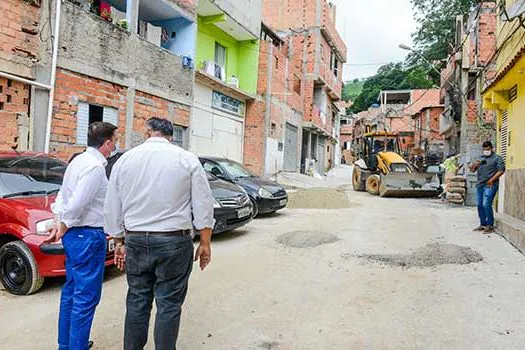 Prefeitura de São Bernardo chega à etapa final das obras do Grotão, na Vila São Pedro